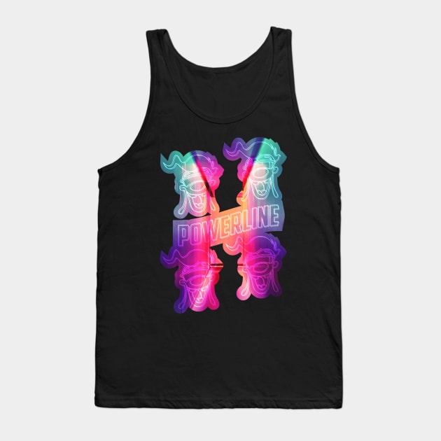 Neon Powerline Max Tank Top by western.dudeooles